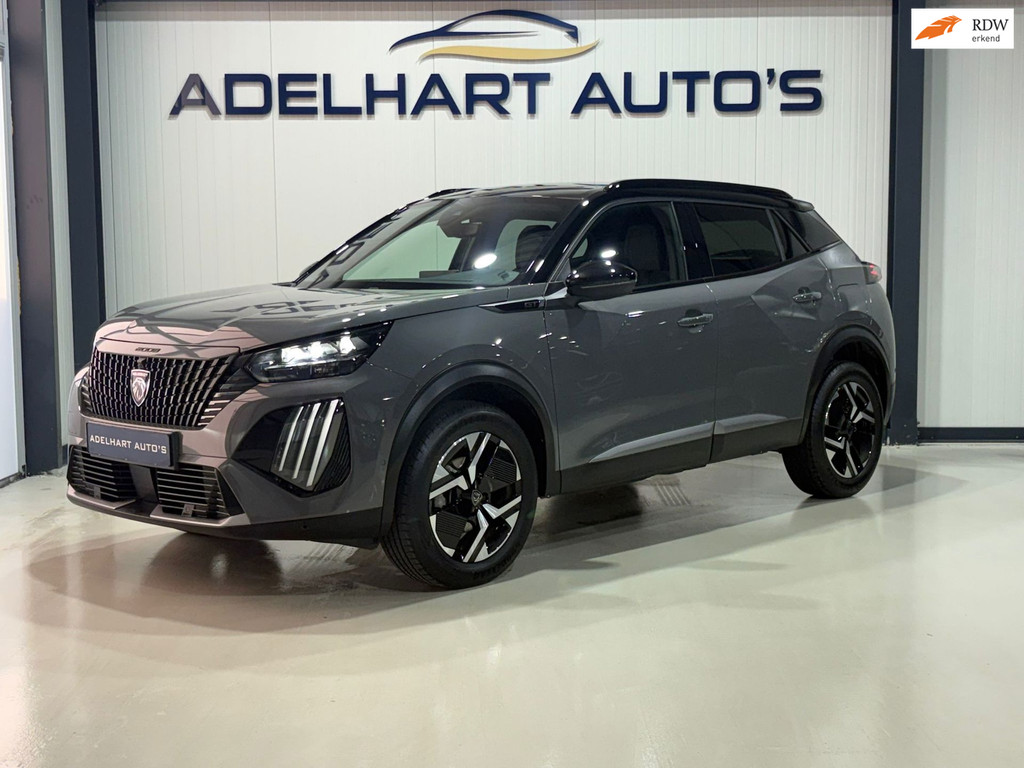 Peugeot 2008 1.2 Nardo Grey 136 GT Automaat / Navigatie full map / 360 Camera / Cruise control / Apple CarPlay / etc.. 52041104-0.jpg | Adelhart Auto's