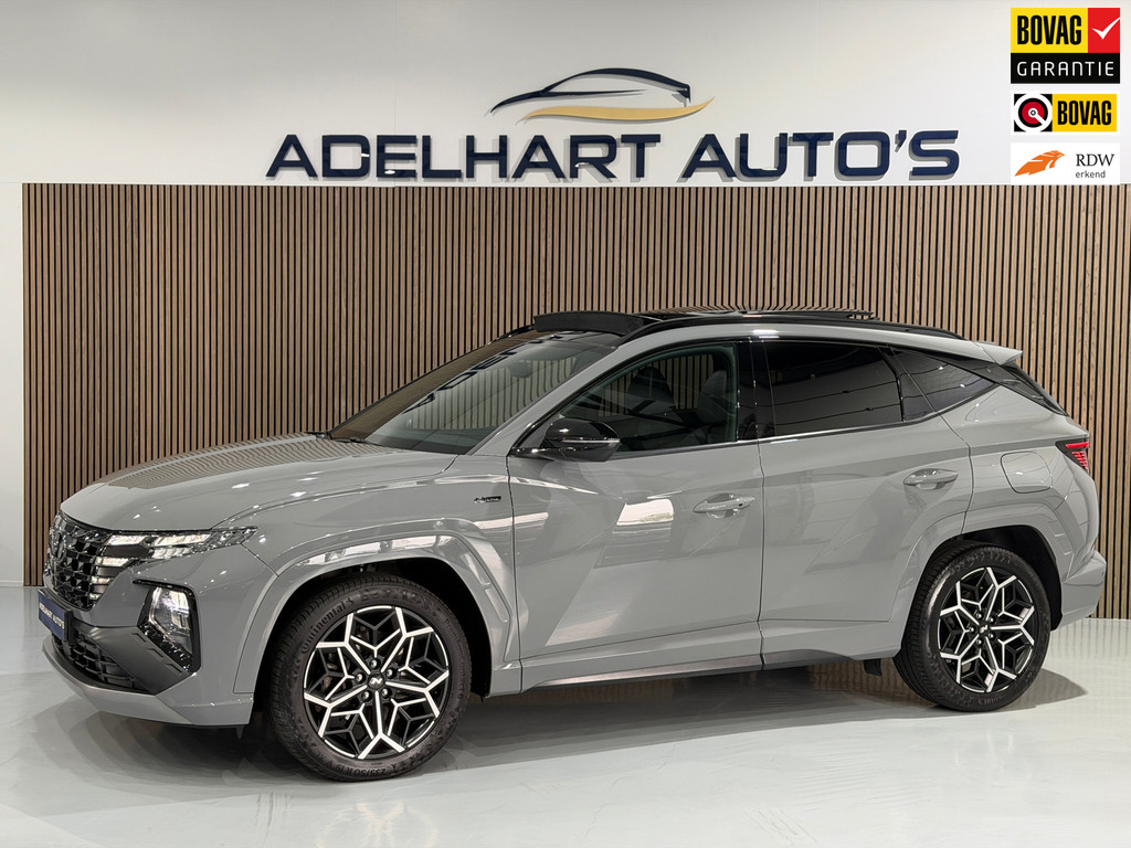 Hyundai Tucson 1.6 T-GDI MHEV N Line Nardo Grey Automaat / Panorama dak / Navigatie full map / Camera / Cruise control / Climate 56823503-0.jpg | Adelhart Auto's